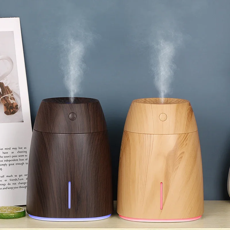 markii 600ml Nawilżacz z drewna USB Aroma Diffuser Atomizer Domowy nawilżacz Instrument nawilżający biurkowy