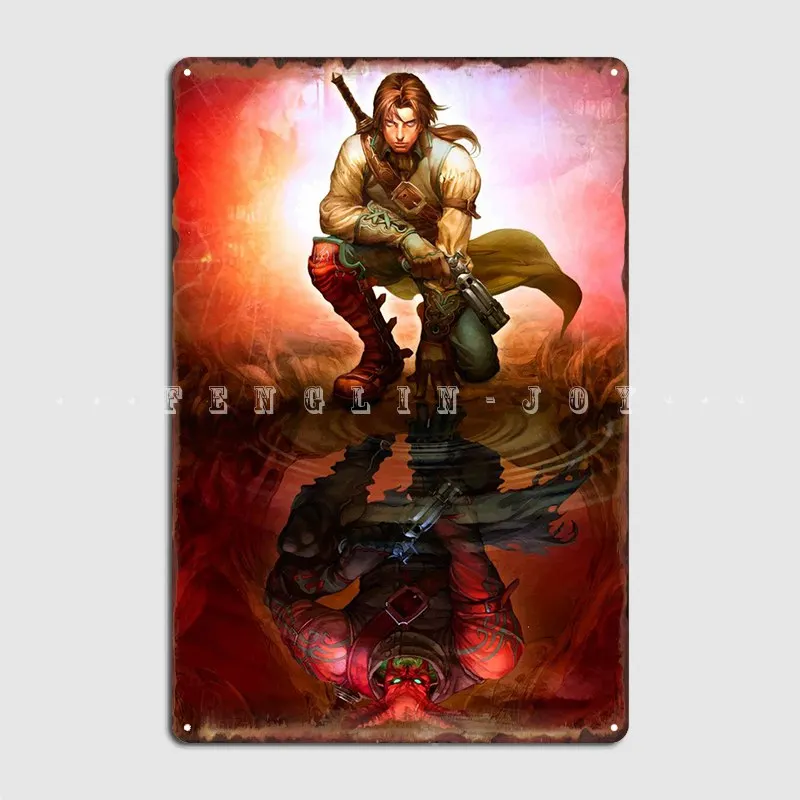 

Fable Metal Plaque Poster Wall Decor Cinema Living Room Custom Living Room Tin Sign Poster