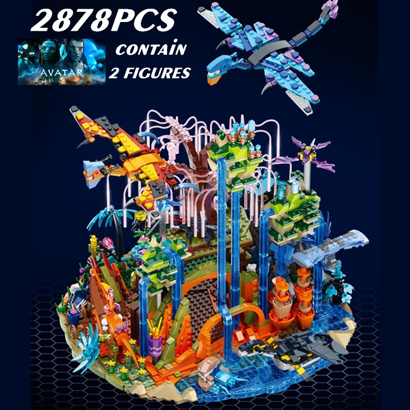 New 2878PCS Disney Avatar The Illuminated World of Pandora Stars Space Wars Building Blocks Bricks Toys Kids Adult Child Gift - купить по