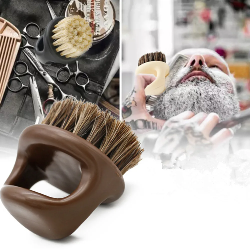 

Black Soft Neck Face Duster Beard Brushes Face Hair Cleaning Brush Salon Cutting Hairdressing Styling Tools Barber Accessories