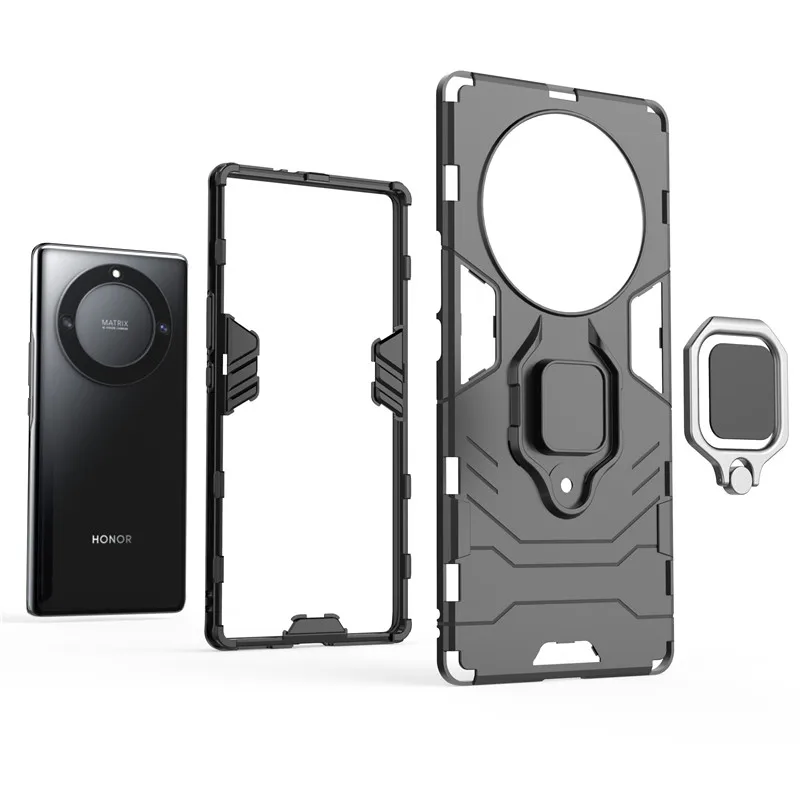 Чехол для Honor X9a чехол X8 X9 телефона 6 67 дюйма противоударное кольцо броня держатель
