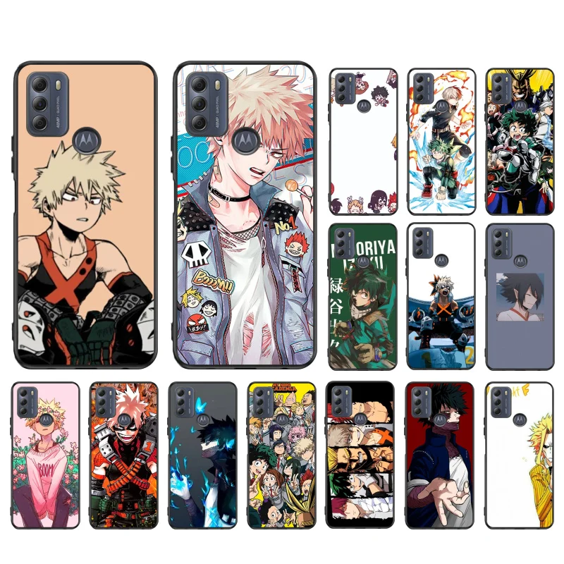 

My Hero Academia Phone Case for Motorola Moto E32 E20 E40 G22 G52 G20 G30 G100 G60 G50 G10 GPure GStylus G9 One Action Macro