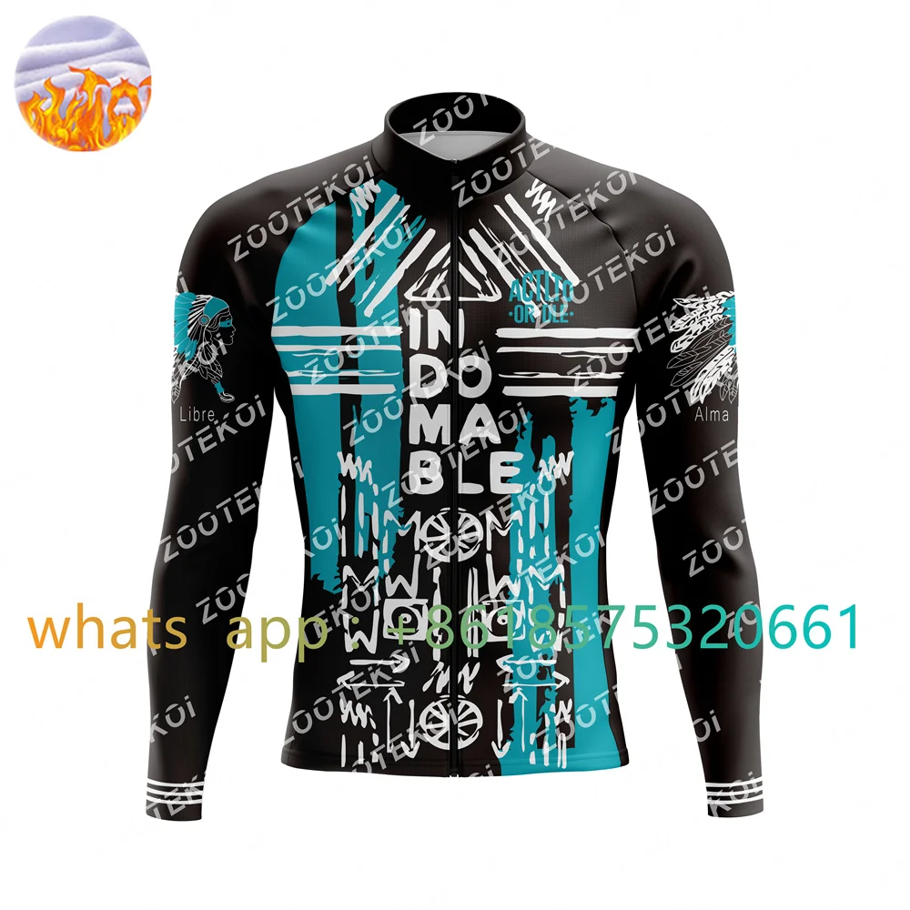 

Actlto Or Dle 2023 Pro Team Winter Thermal Fleece Mens Cycling Jersey Long Sleeve Mtb Bicycle Jacket Clothing Maillot Ciclismo
