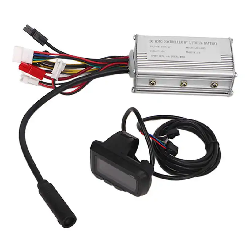 Electric Bike Conversion Kit DC 36V 48V Electric Bike Motor Controller Kit Aluminum Alloy ABS for 250W Motor