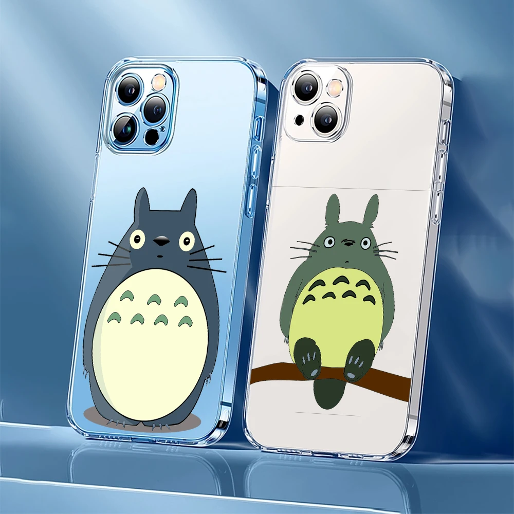 Прозрачный чехол для телефона с забавным Тоторо в Японии SAMSUNG A34 A30 A26 A25 A24 A23 A22 A21 A20