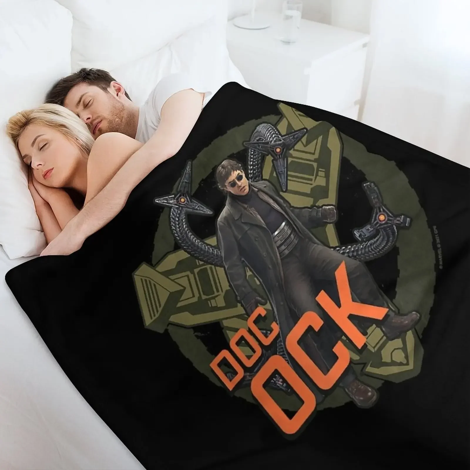 Человек-паук No.Way.Home Doc Ock Tentacless плакат пледы пушистые одеяла для пикника