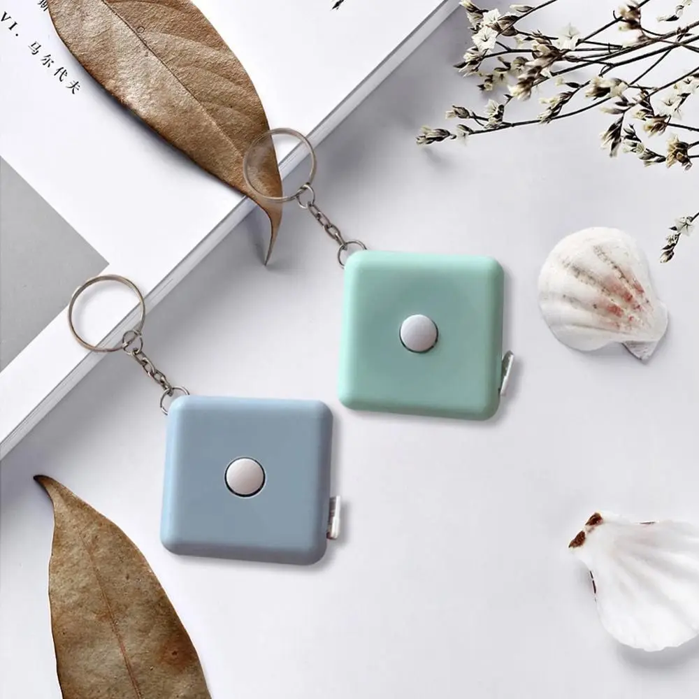 Выдвижная мини-рулетка измерительная портативная пластиковая мерная лента для