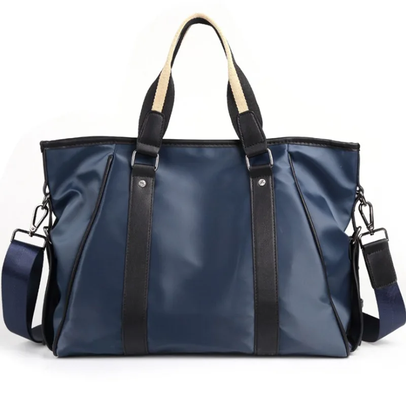 Fashion Simple Business Men Briefcase Bag Leather Laptop Bag Casual Man Bag Large Capacity Shoulder Bags