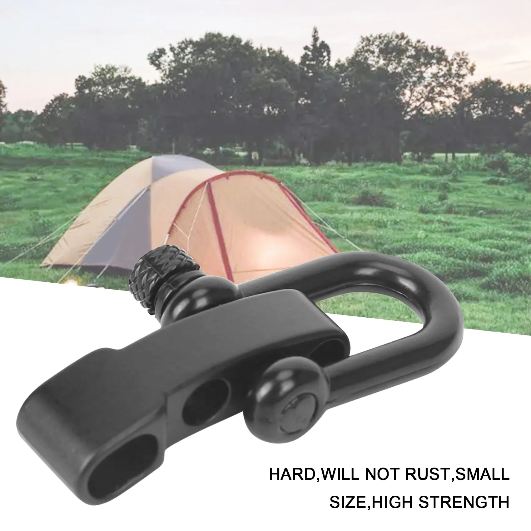 10x U-образная Регулируемая Скоба из цинкового сплава для Паракорда браслета