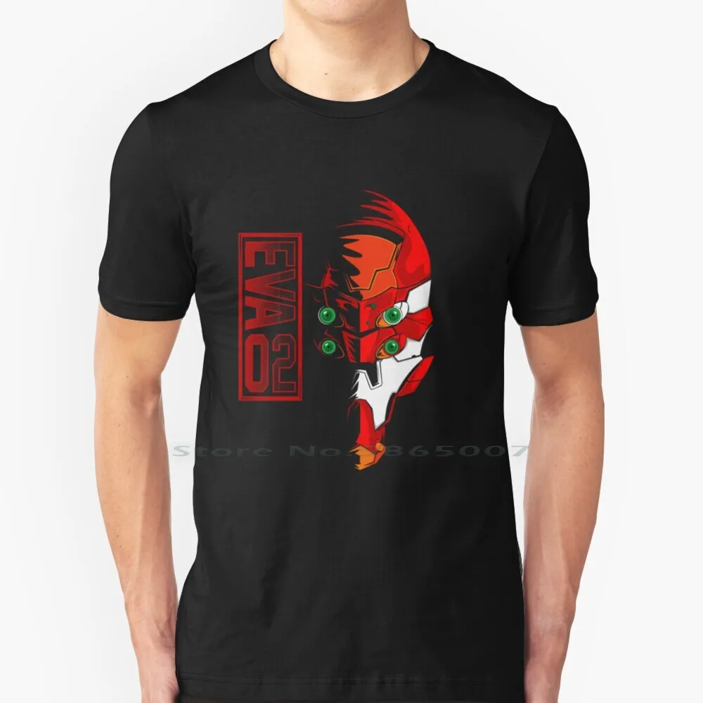 

Eva-02 T Shirt 100% Cotton Shin Seiki Shinji Ikari Ayanami Soryu Asuka Langley Pen Pen Berserk Eva 01 Eva 02 Eva 03 Eva 00 Eva