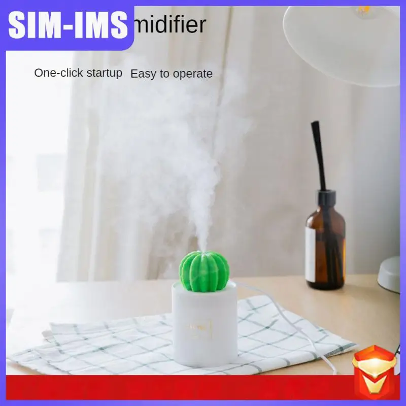 

Intelligent Protection Desktop Hydrating Instrument Stop Automatically Nano Atomization Cactus Humidifier Large Capacity