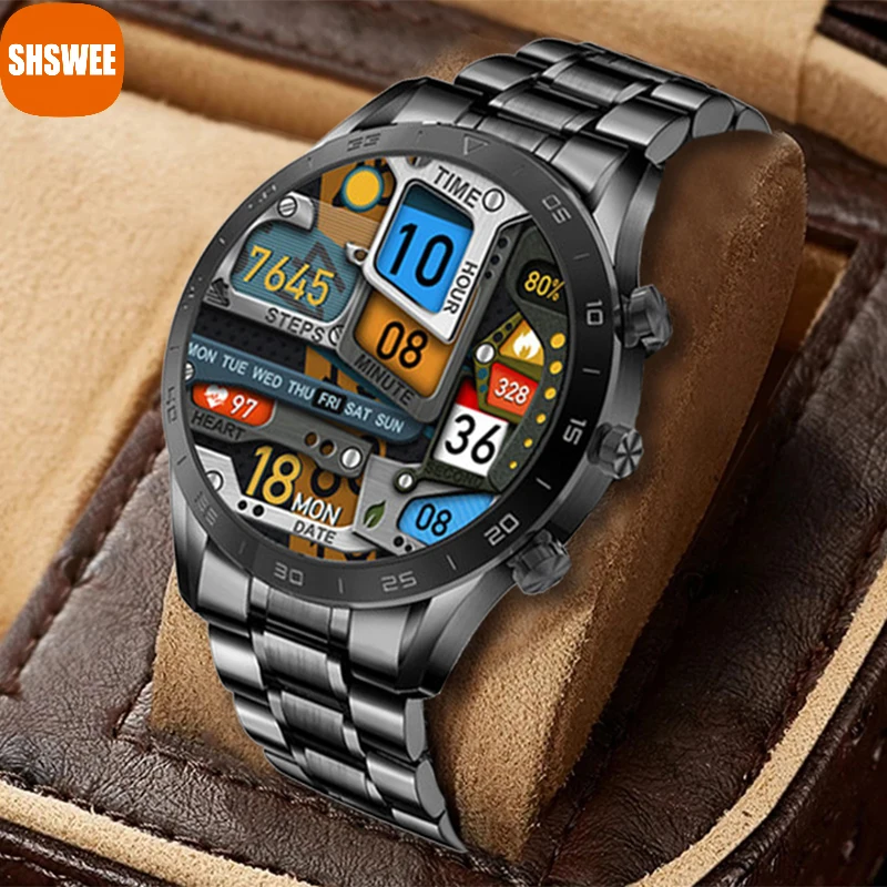 

For Samsung Apple Xiaomi Huawei Smart Watch HD Screen Bluetooth Call IP68 Waterproof Sport Fitness Smartwatch Men Clock