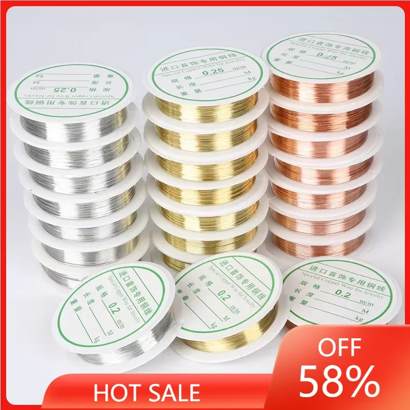

Wire 0.2/0.3/0.4/0.5/0.6/0.8/1.0mm Colorful Cord Beading Wire DIY Craft Making Jewelry String Accessories