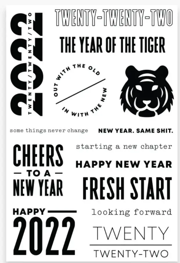 

2022 печатки с головой тигра и буквами для скрапбукинга, новинка, альбом для фотографий, открыток, Бумажные тисненые материалы для рукоделия