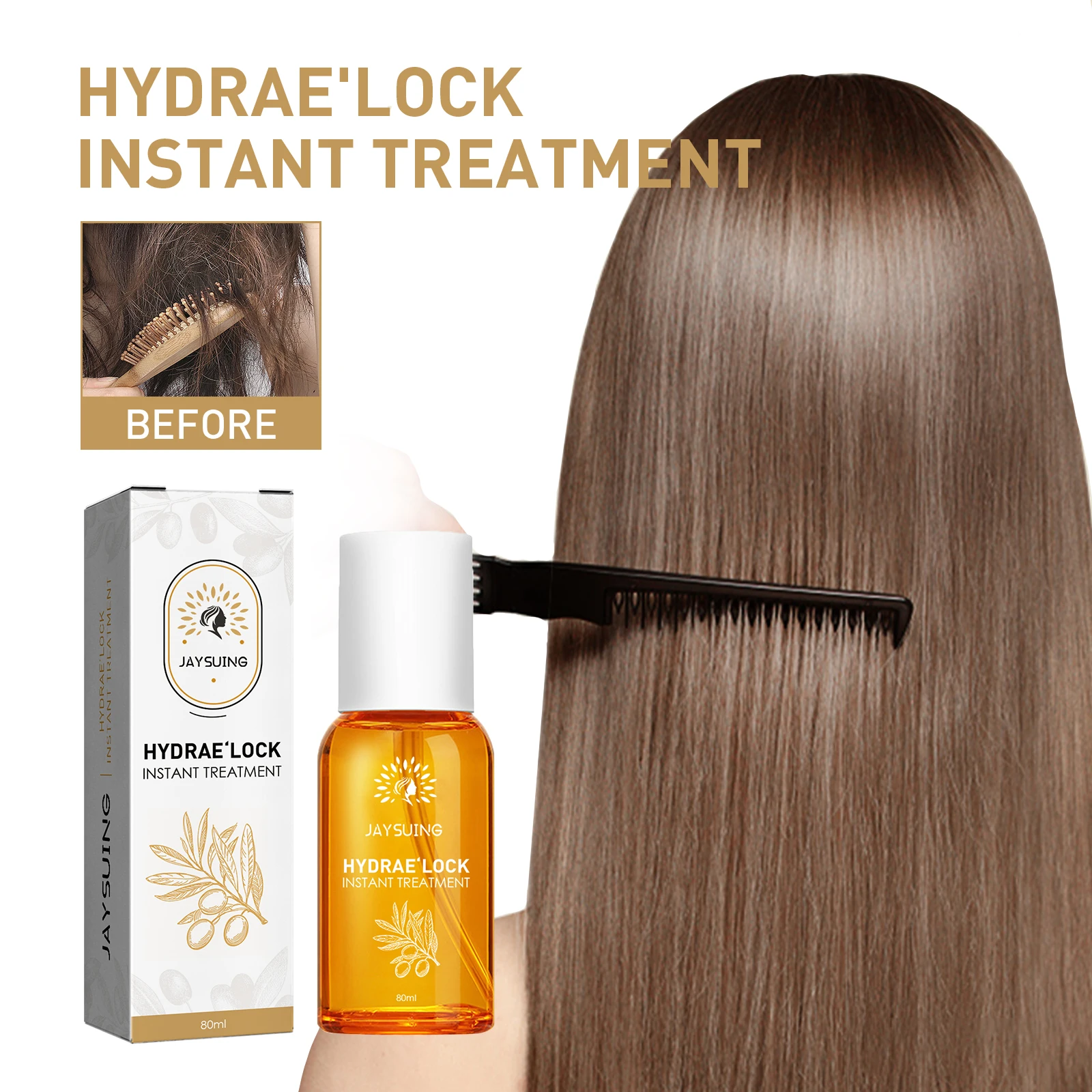 

Argan Hair Care Oil 80ml Smoothing Resoft Repair Damaged Essentials Nourishes Dry Curly Hair Treatments Serum Oil Shiny Hair