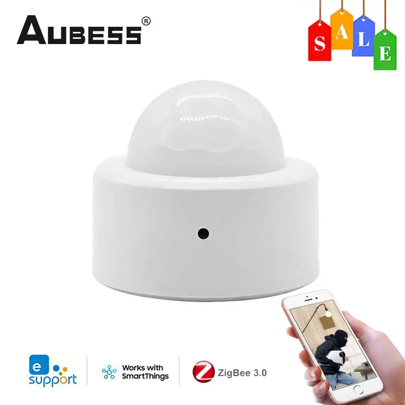 

EWeLink Zigbee3.0 Human Body Motion Sensor Wireless Smart Body Movement Mini PIR Motion Sensor Use With Ewelink Zigbee Gateway