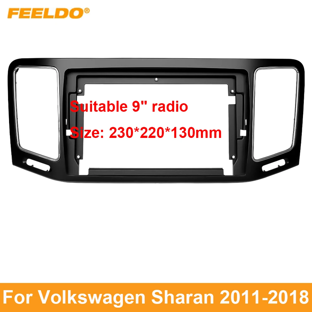 Автомобильная аудиосистема FEELDO 9 дюймов большой экран панель для приборной