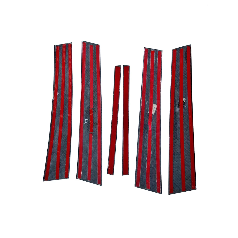 Кованая карбоновая оконная стойка для Infiniti Q50 Q50S настоящие сухие карбоновые