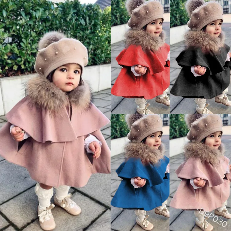 

Куртка-накидка однотонная для девочек 0-6 лет