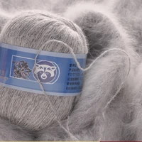 1pcs 5020g high quality soft mink velvet wool yarn for hand knitting luxury long plush wool cashmere crochet for fall winter