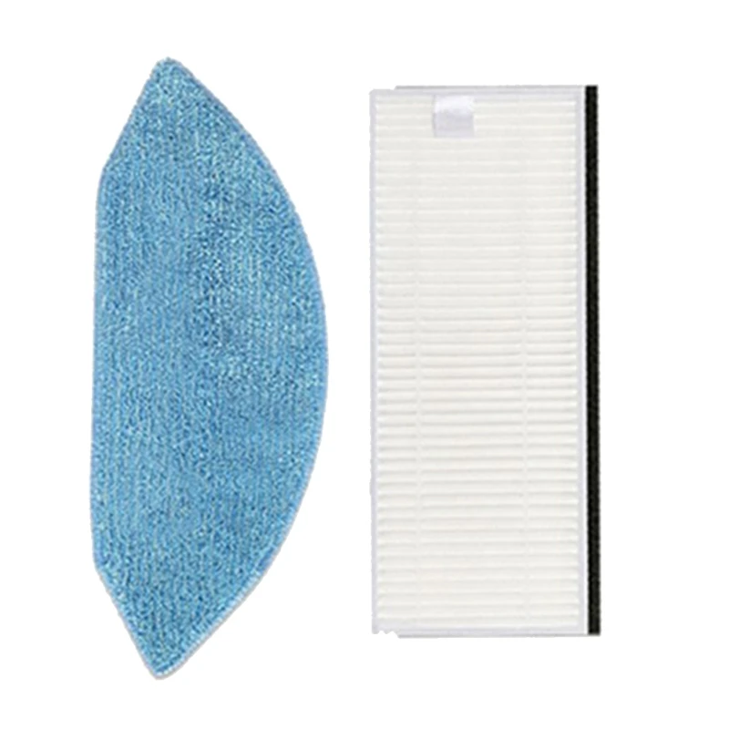 Сменная боковая щетка HEPA-фильтр ткань для швабры Ecovacs Deebot OZMO U2 DGN22 Pro аксессуары