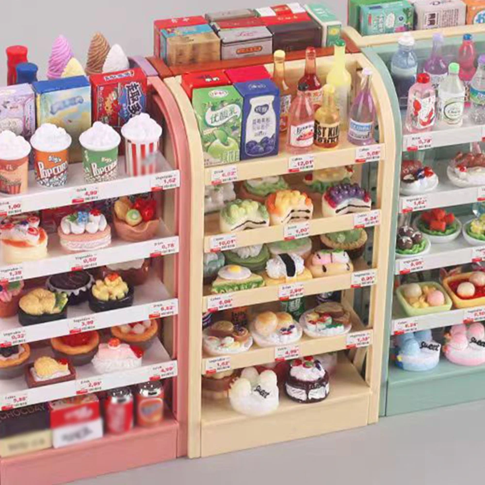 1:12 миниатюрный магазин дисплей полка мебель для кукольного домика миниатюрная