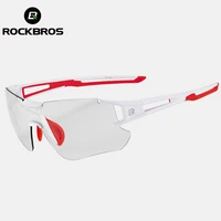 rockbros cycling outdoor bike photochromatic glasses sport bicycle sunglasses goggles myopia frame protection eyewear
