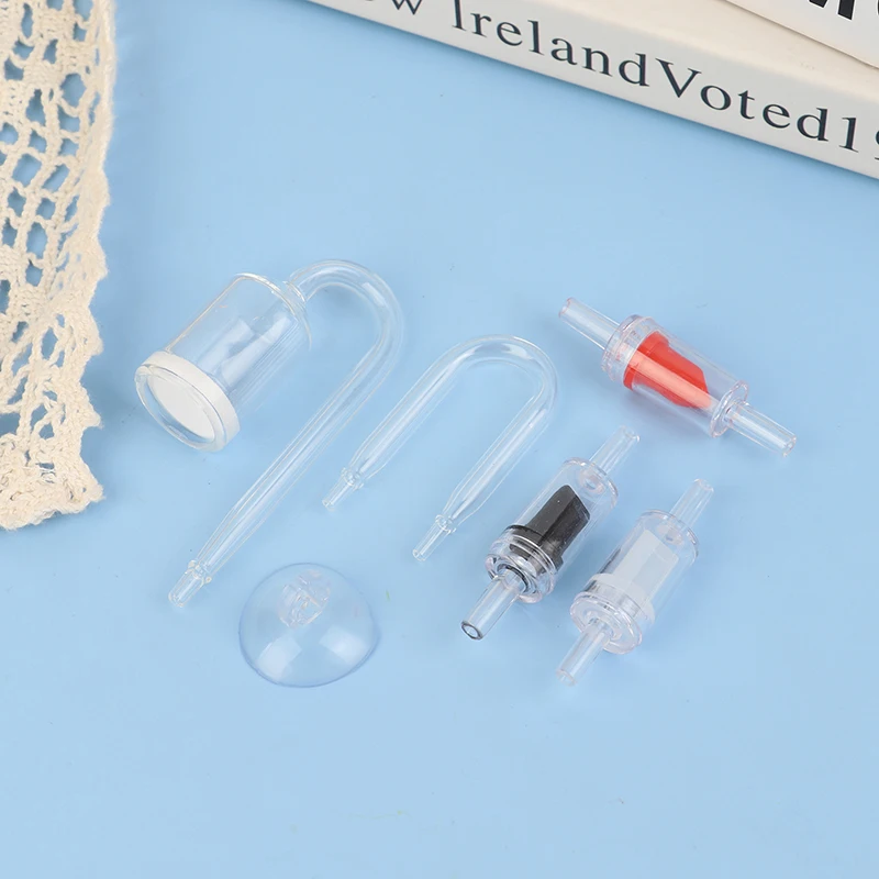 4 в 1 набор диффузора CO2 для аквариума регулируемый клапан U-образный разъем