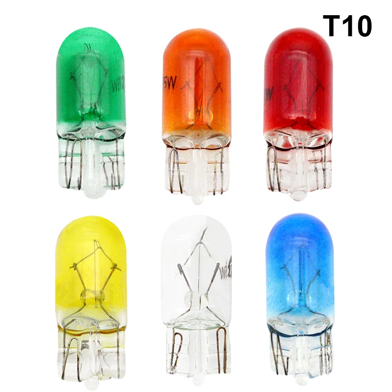 

Галогенная лампа T10 W5W Wram, белая, 4300k, 12 В, 5 Вт, 194, 158, Xexon, сигнальная лампа, стеклянный Автомобильный источник света, галогенная лампа для прибора