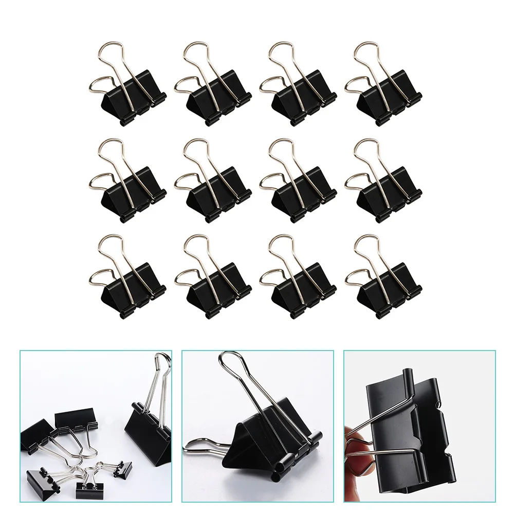 

Clips Binder Paper Clip Clamps Black Clampsealingseal Snack File Metal Seasoning Coffee Cereal Chipdecorative Large Saver
