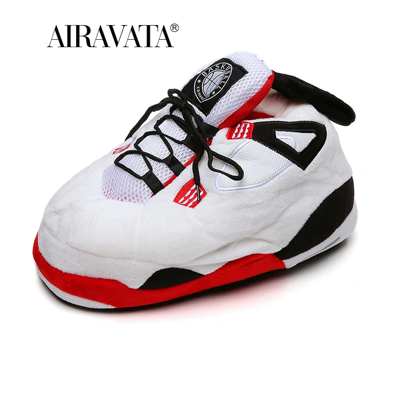 Winter Warm Slippers Women Cute Home Slippers Men House Floor Cotton Shoes Unisex Indoor Plush Footwear Size 35-44