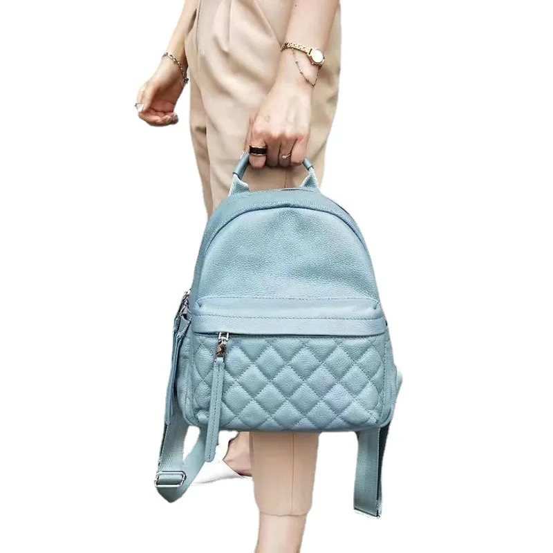 

2022 New Design Women's Bag Leather Bag Backpack Large Capacity Bag High Quality