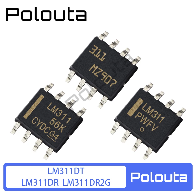 Аналоговый компараторный усилитель LM311DR2G LM311 LM311DR SOP8, комплект «сделай сам» для электроники, Nano интегрированные схемы Arduino, 10 шт.
