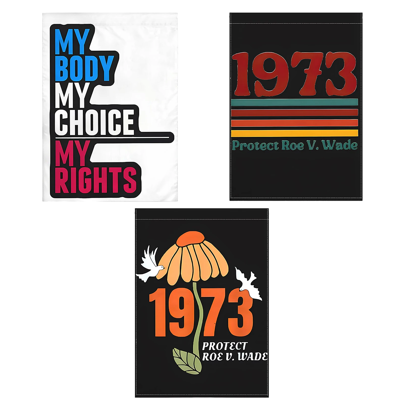 

My Body My Choice флаг 30x45 см, двухсторонний профессиональный выбор, Садовый флаг для помещений и улицы, двухсторонний декоративный баннер для дере...