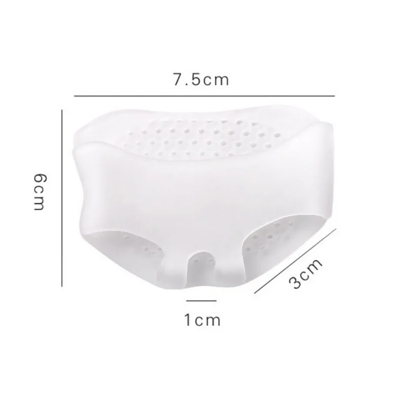 Silicone Metatarsal Pads Toe Separator Pain Relief Foot Pads Orthotics Foot Massage Insoles Forefoot Socks Foot Care Tool