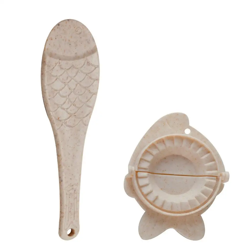 

Dumplings Maker Tool Wheat Straw Jiaozi Maker Device Jiaozi Mold Dumpling Mold Baking Molds Dumpling Clips Random Color