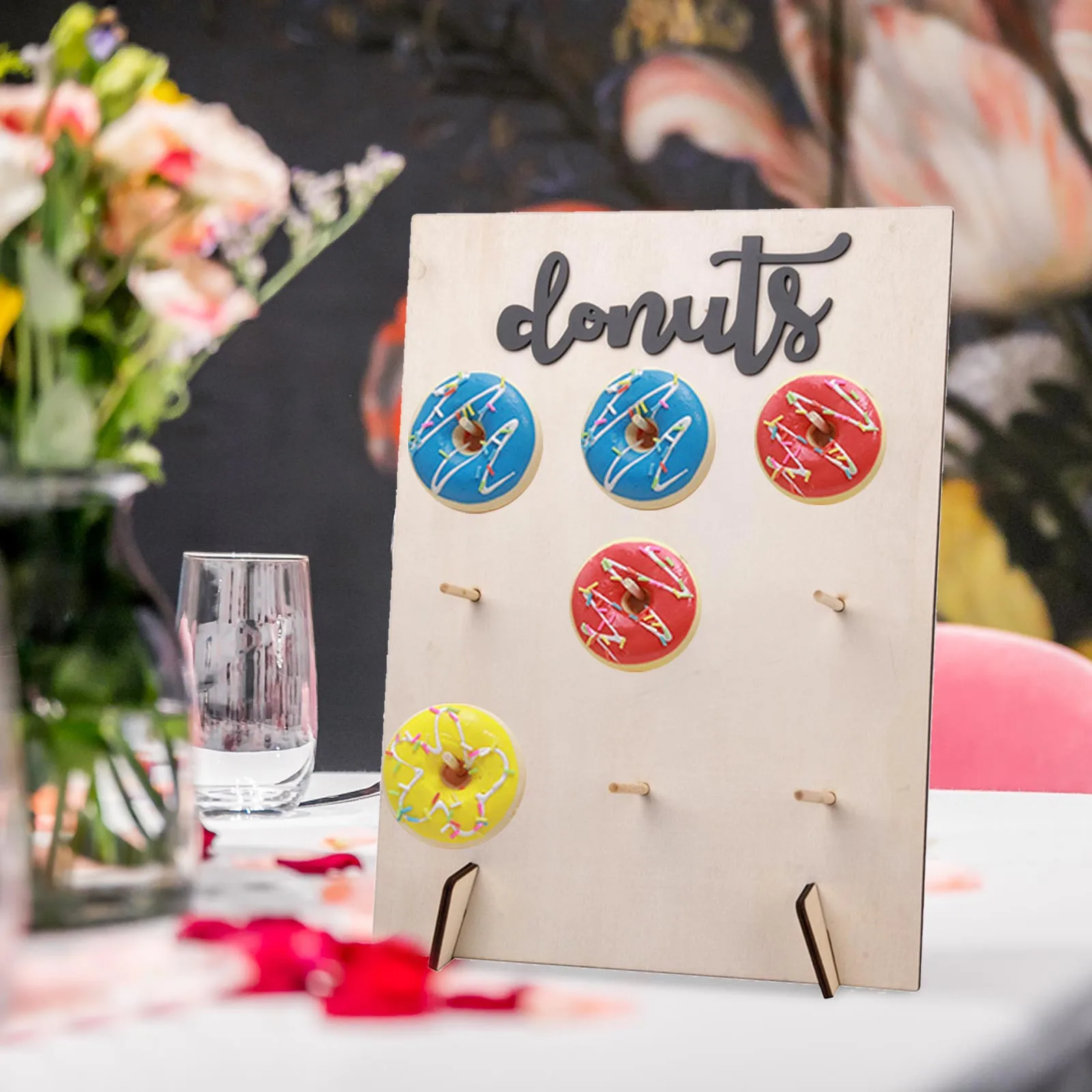 Настенная подставка для пончиков корзины хлеба сладкого пончика десертов дня