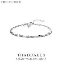 karma wheel wire chain bracelet for women men 925 sterling silver jewelry party gifts