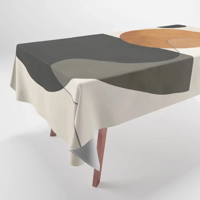 

Colorful Pattern Printed Tablecloths Home Decor Rectangular Party Tablecloths Smudge Resistant Tablecloth Dust Cloth