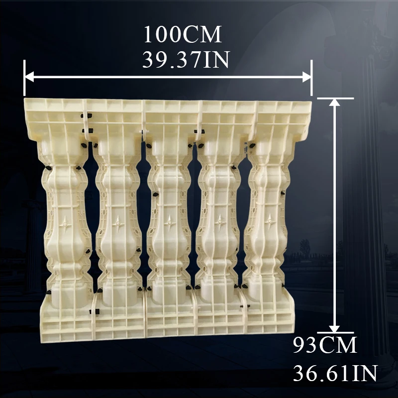 Форма для перила римской колонны ограждение балкона шаблон здания виллы модель