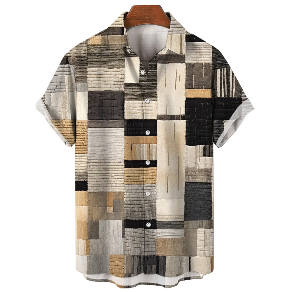 Рисунок 4 - Рубашка мужская оверсайз в винтажном стиле