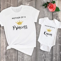 mother and daughter matching shirts mummy and me outfits 2021 mothers day gift summer cotton matching family outfits