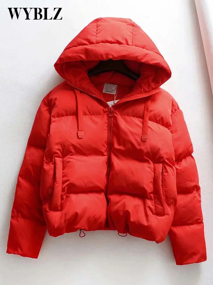 Winter Jacket Women Parkas Hooded Cotton Padded Coat Woman Warm Down Jacket Large Size Coat Thicken Women Casual Puffer Jackets