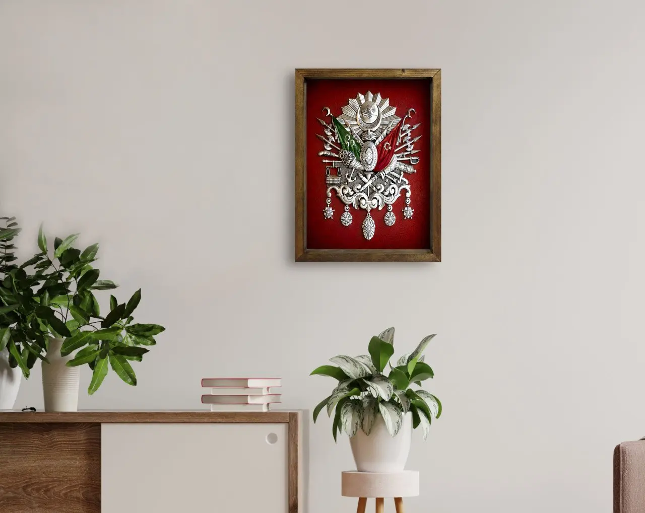 BK Home оттоманка крест дизайн натуральный твердый деревянный стол 45x65cm-5 | Дом и сад