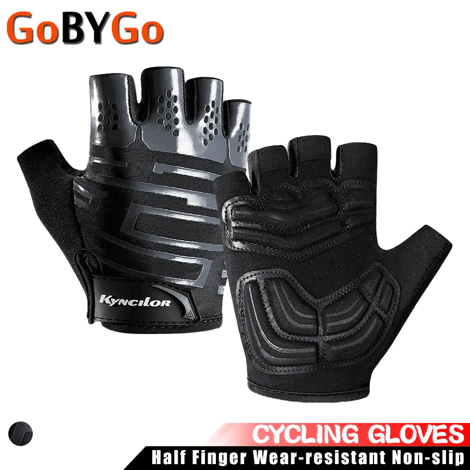 

Велосипедные перчатки с открытыми пальцами Нескользящие дышащие ударопрочные износостойкие легкие приятные для кожи спортивные перчатки ...