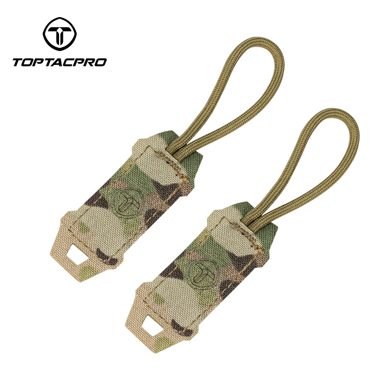TOPTACPRO Тактический крючок ручка на молнии 2 шт. камуфляжная 8904
