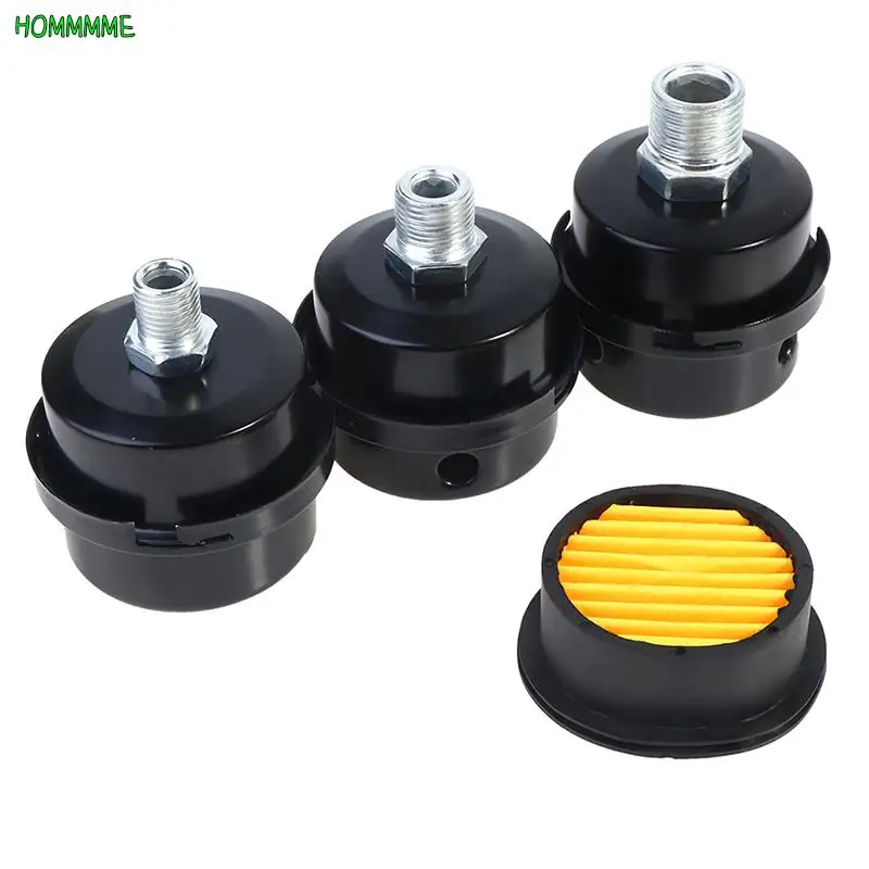 Parts Metal Air Compressor Intake Filter Noise Muffler Silencer 1/2'' 5/8