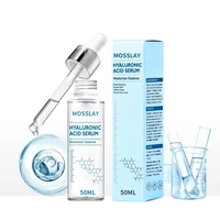 mosslay hyaluronic acid face serum anti aging shrink pore whitening hydrating moisturizing reduces wrinkles essence dry