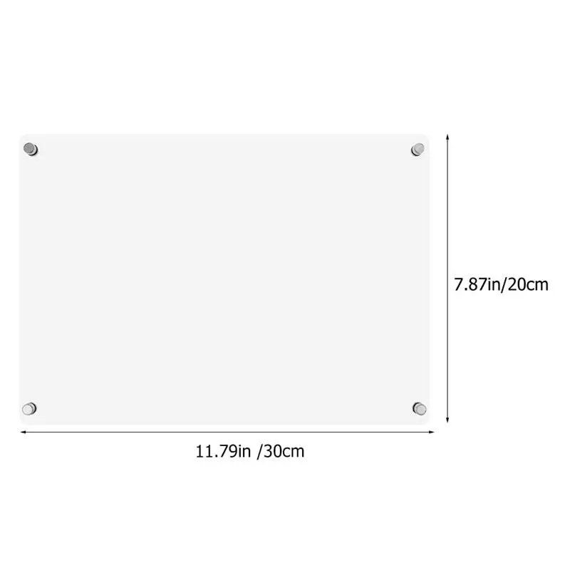 Доска для холодильника сухое стирание акриловый календарь планировщик белая