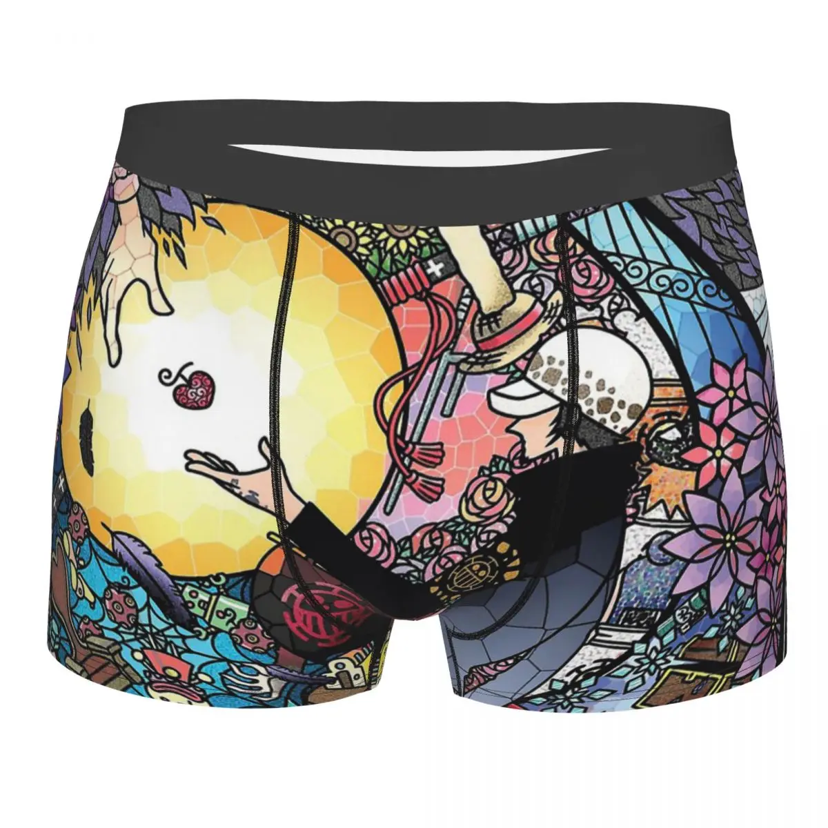 

One Piece Monkey D. Luffy Law Underpants Cotton Panties Man Underwear Ventilate Shorts Boxer Briefs